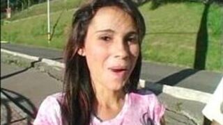 Sexy South American beauty Sofia Gomez Strips and gets pounded porn video